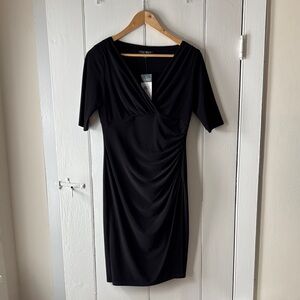 Ralph Lauren Draped Midi Dress